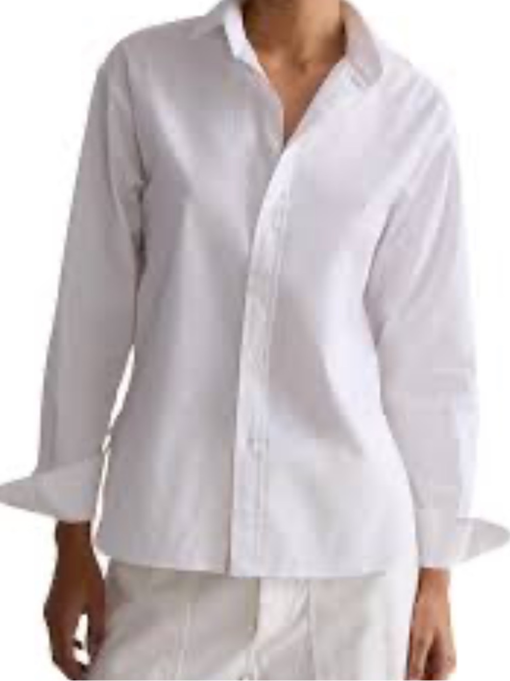 Lauren by  Ralph Lauren Relaxed
Fit Cotton Button-Up Shirt size XL